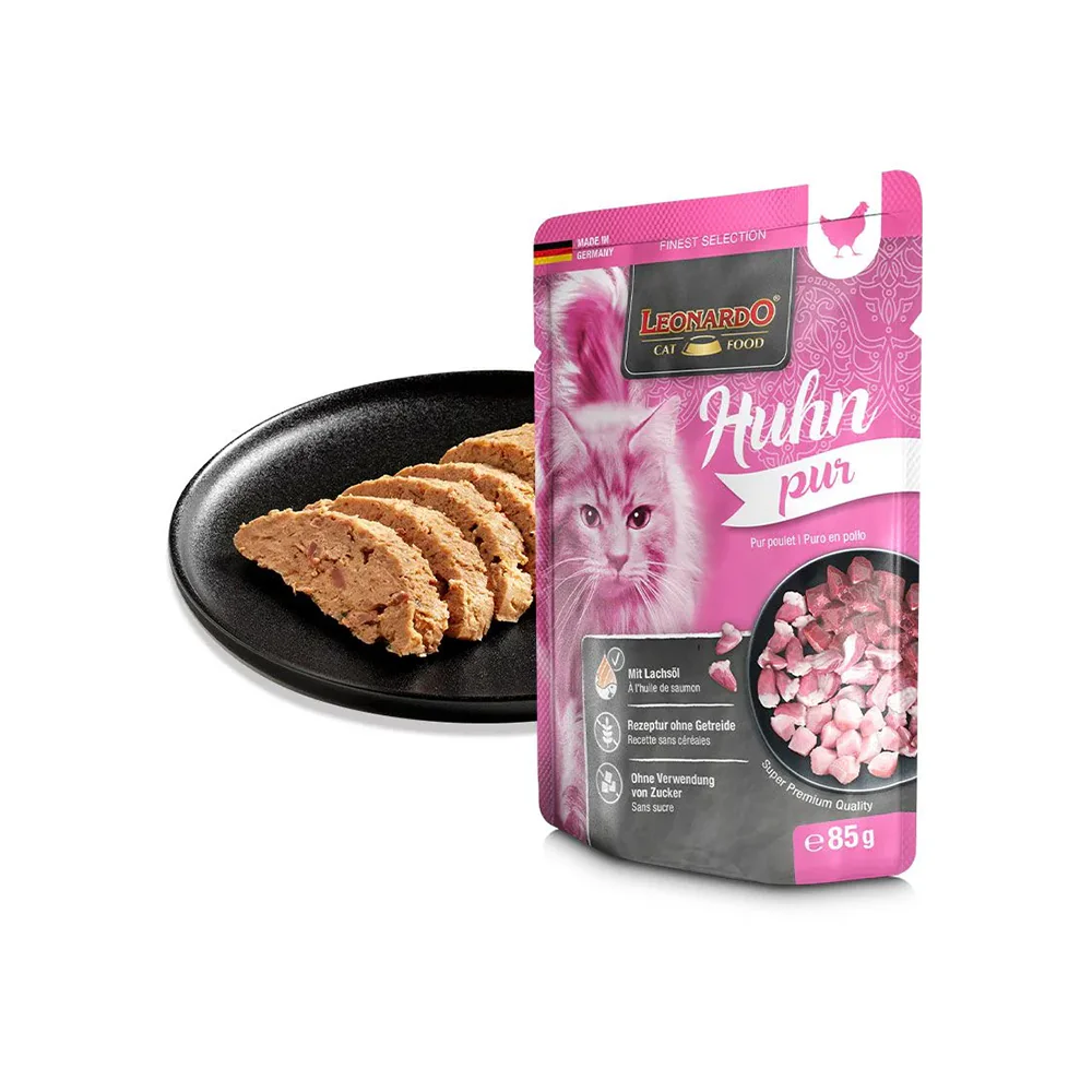 LEONARDO Finest Selection Pure Chicken Wet Cat Food - Image 4