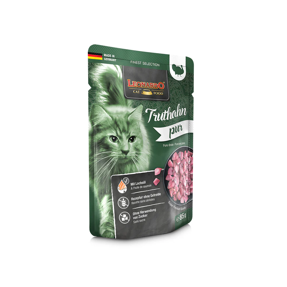 LEONARDO Finest Selection Pure Turkey Wet Cat Food - Image 2