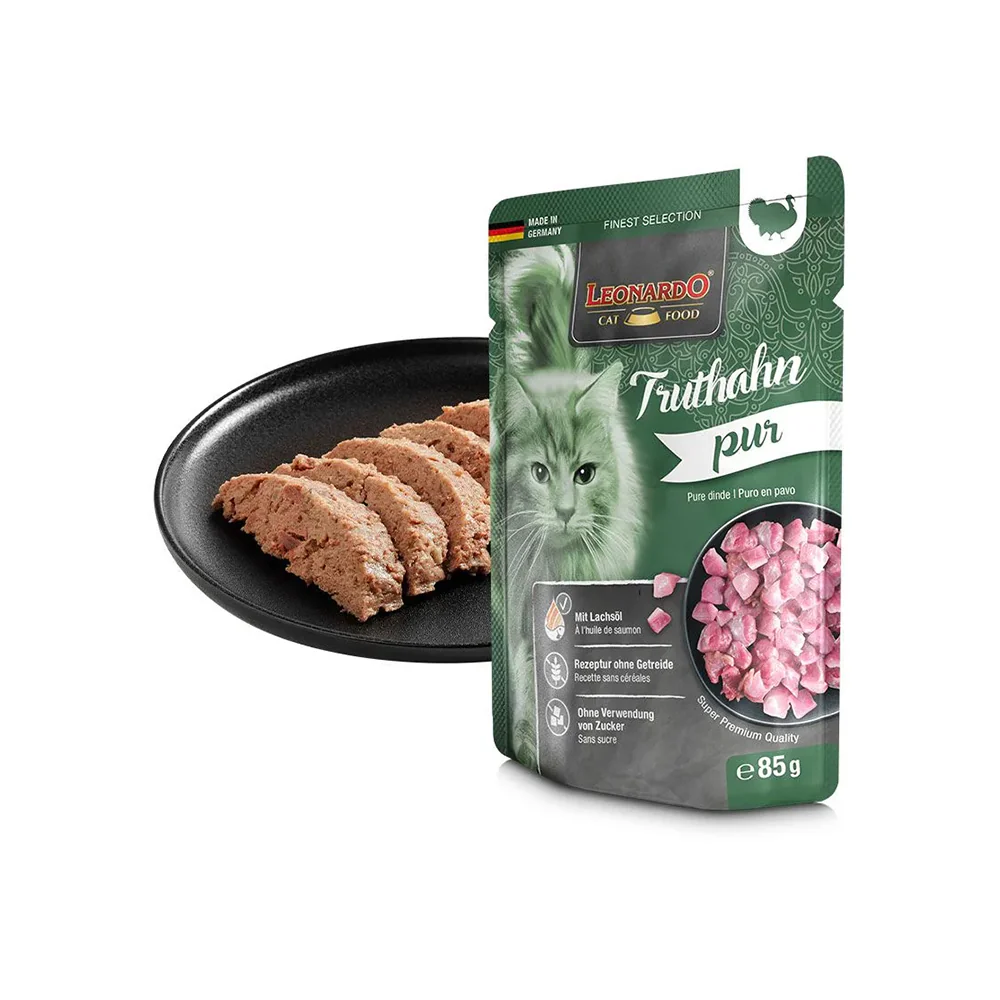 LEONARDO Finest Selection Pure Turkey Wet Cat Food - Image 4