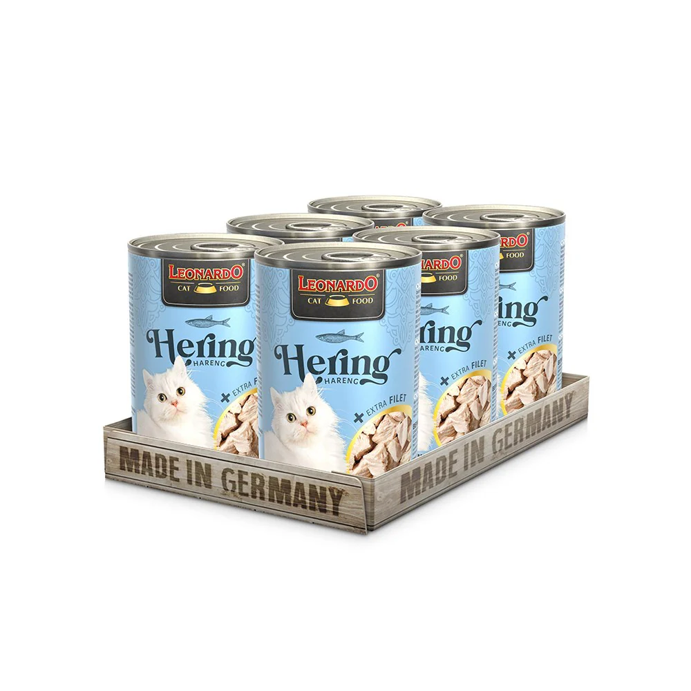 LEONARDO Hering + Extra Fillet Wet Cat Food - Image 5