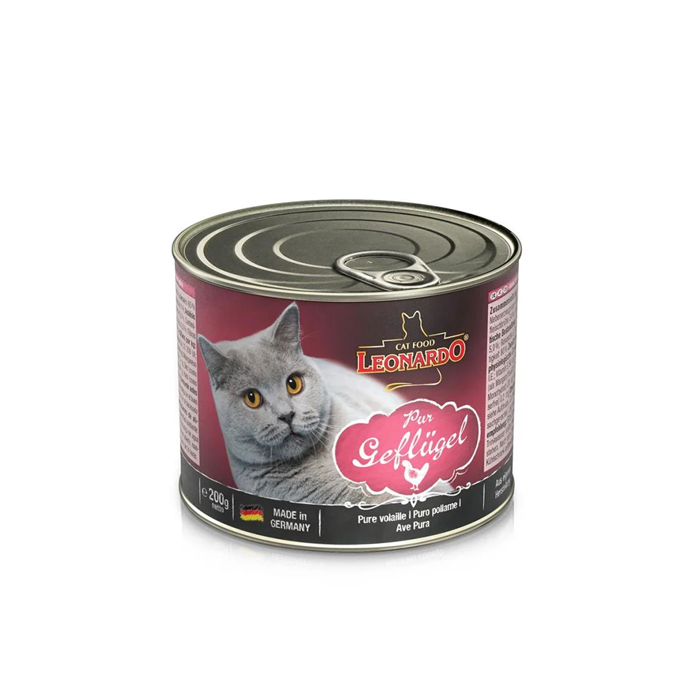 LEONARDO Quality Selection Pure Poultry Wet Cat Food - Image 2