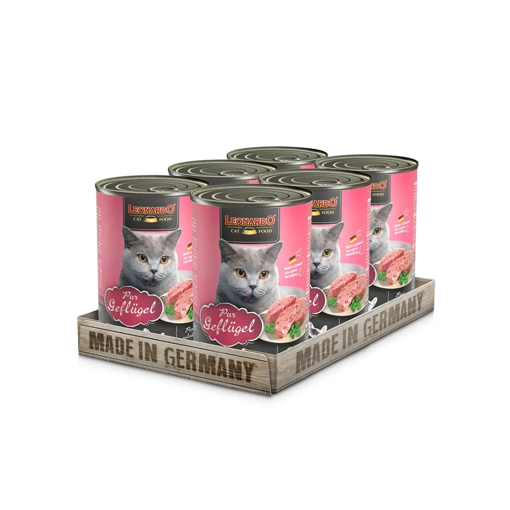 LEONARDO Quality Selection Pure Poultry Wet Cat Food - Image 5