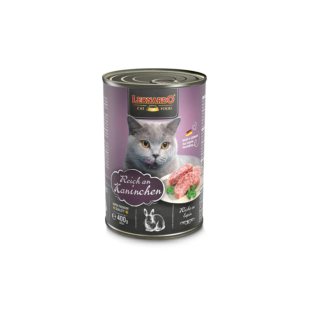 LEONARDO Quality Selection Rabbit Wet Cat Food - Image 5