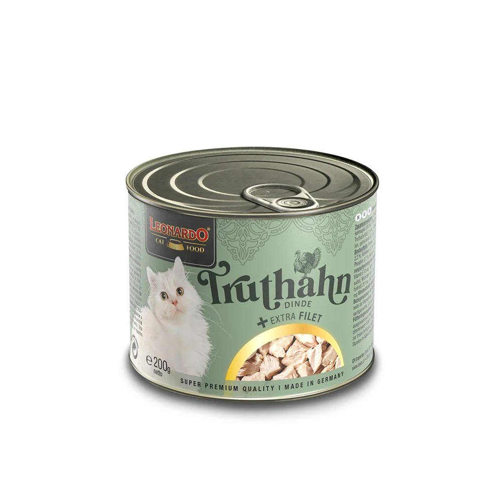 LEONARDO Turkey + Extra Fillet Wet Cat Food - Image 2