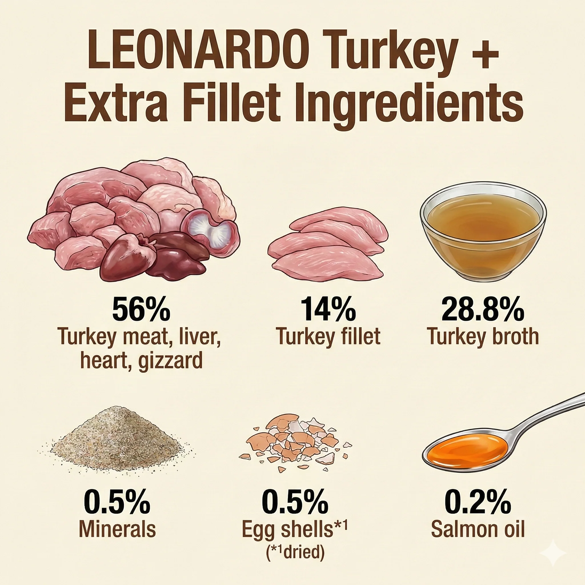 LEONARDO Turkey + Extra Fillet Wet Cat Food - Image 8