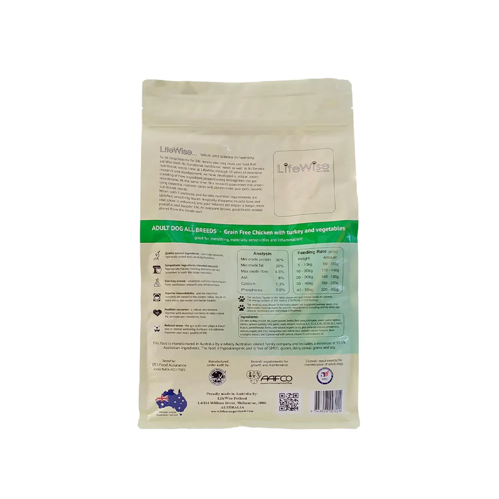 LIFEWISE Chicken with Turkey & Vegetable Adult Dry Dog Food - Image 3
