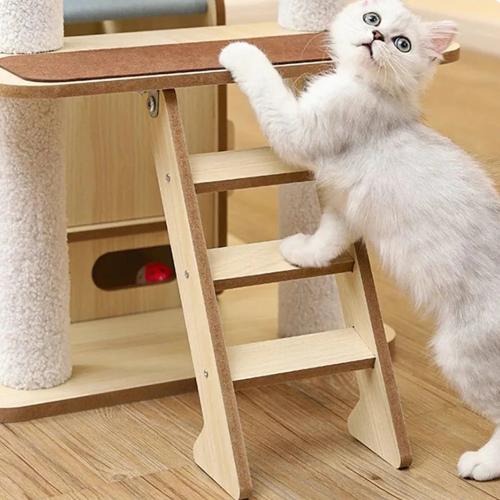 MARTINA Windmill Solid Wood Cat Climbing Tree PRO - Image 5
