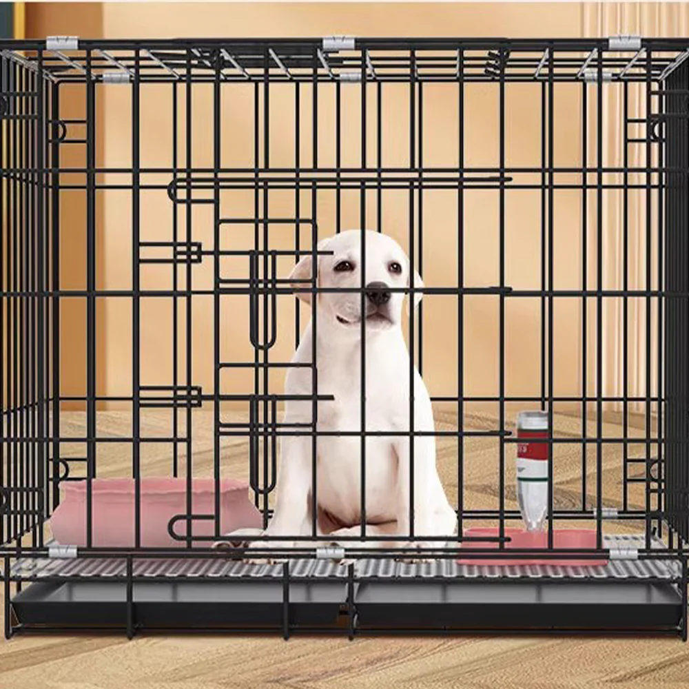 Multi-Function Pet Crate with Tray & Pad - Image 5