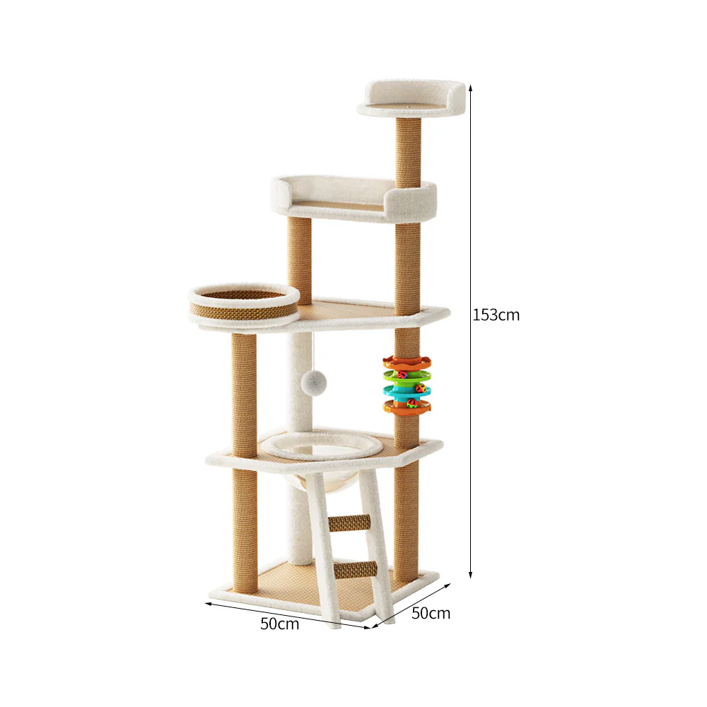Multi-Level Cat Tree With Cooling Pad And Space Capsule - Image 2