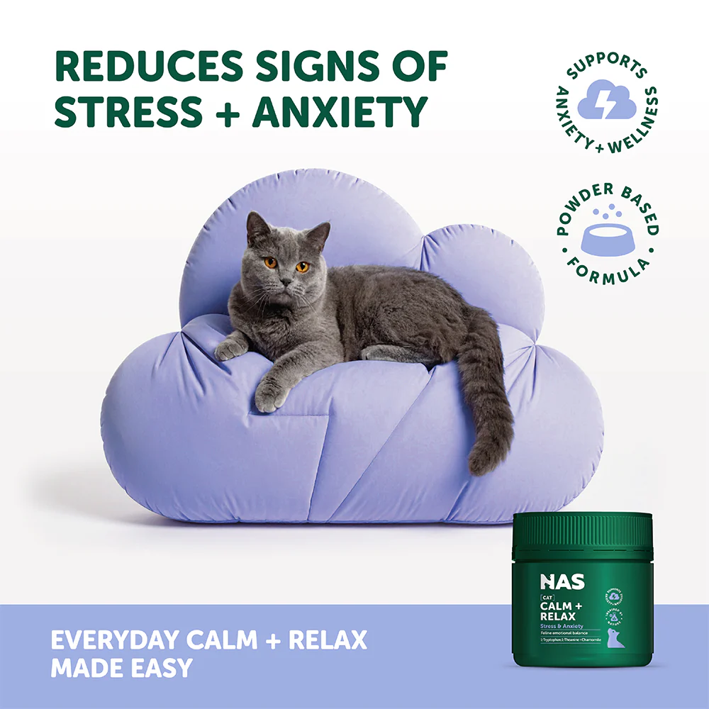 NAS NATURAL ANIMAL SOLUTIONS Calm + Relax For Cats 80g - Image 3