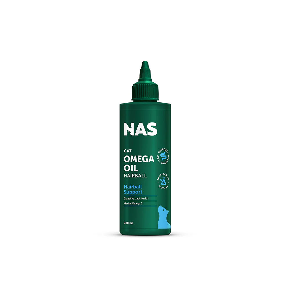 NAS NATURAL ANIMAL SOLUTIONS Omega Oil Hairball For Cats 200mL