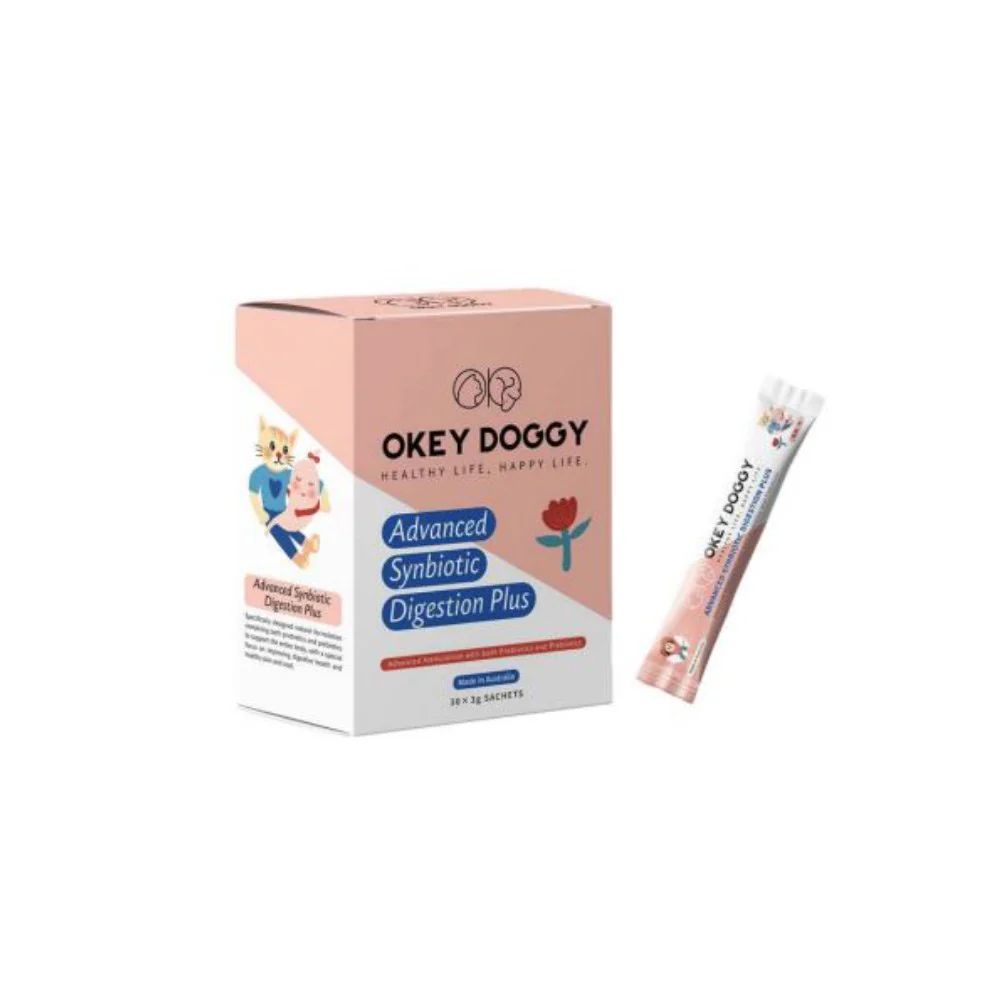 OKEY DOGGY Advanced Synbiotic Digestion Plus for Cats and Dogs 3gx30sachets - Image 5