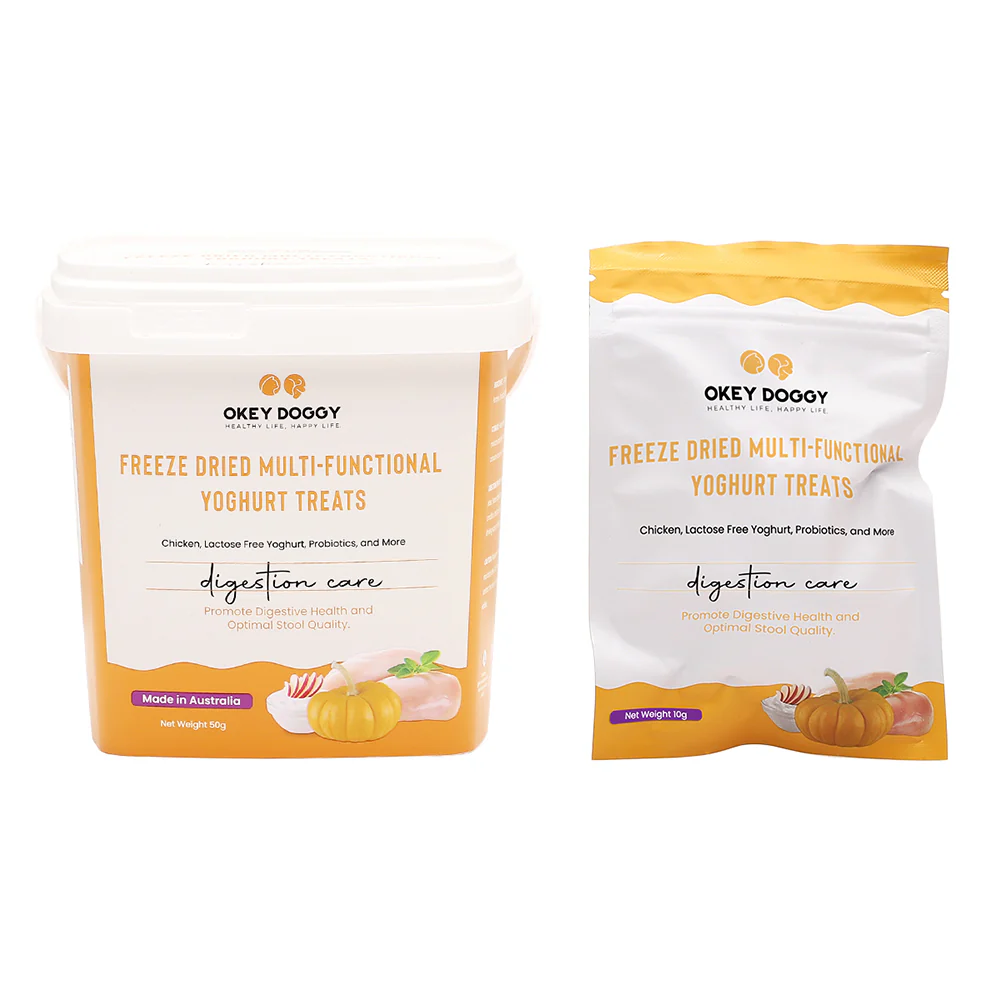 OKEY DOGGY Freeze Dried Digestion Care Multifunctional Yoghurt Pet Treats 50g - Image 6