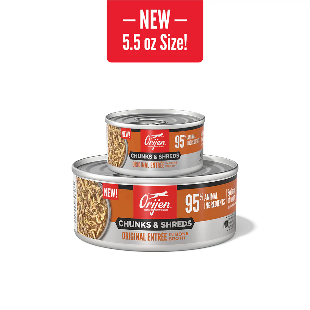 ORIJEN Chunks & Shreds - Original Entrée Adult Wet Cat Food - Image 2