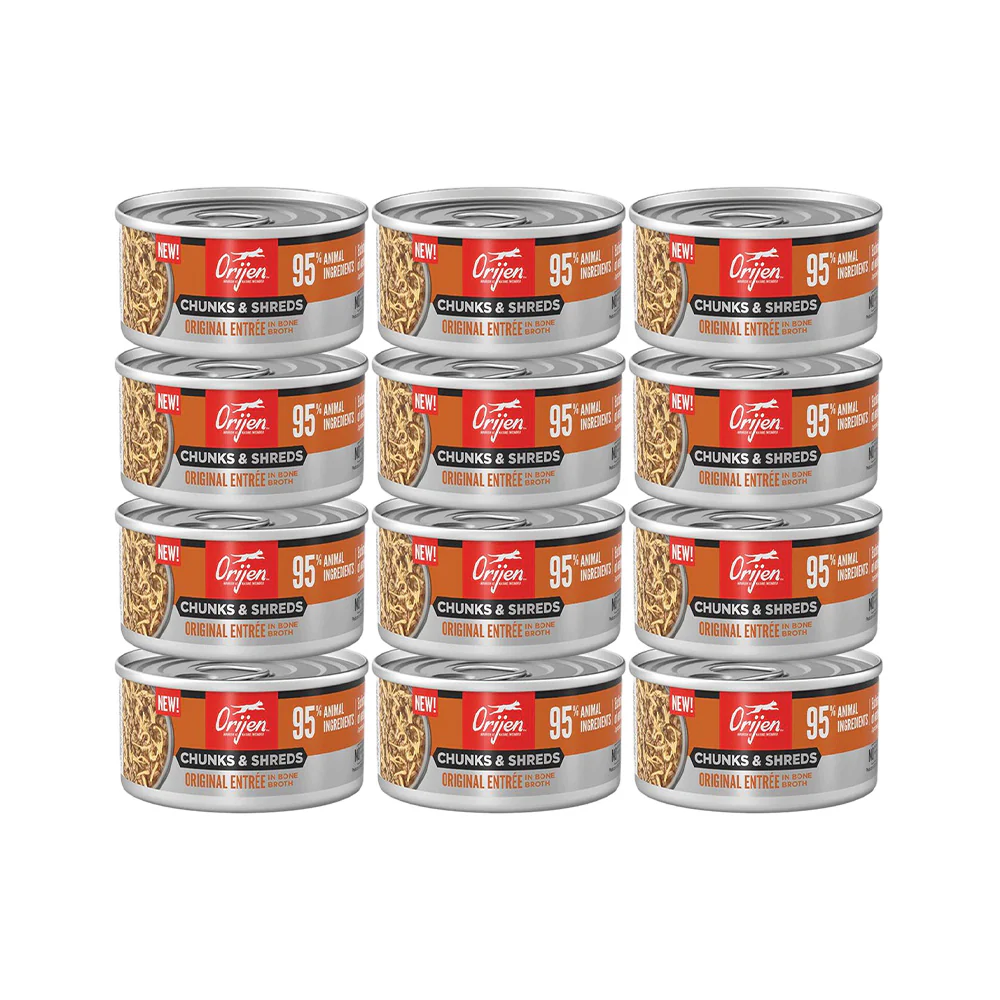 ORIJEN Chunks & Shreds - Original Entrée Adult Wet Cat Food - Image 7