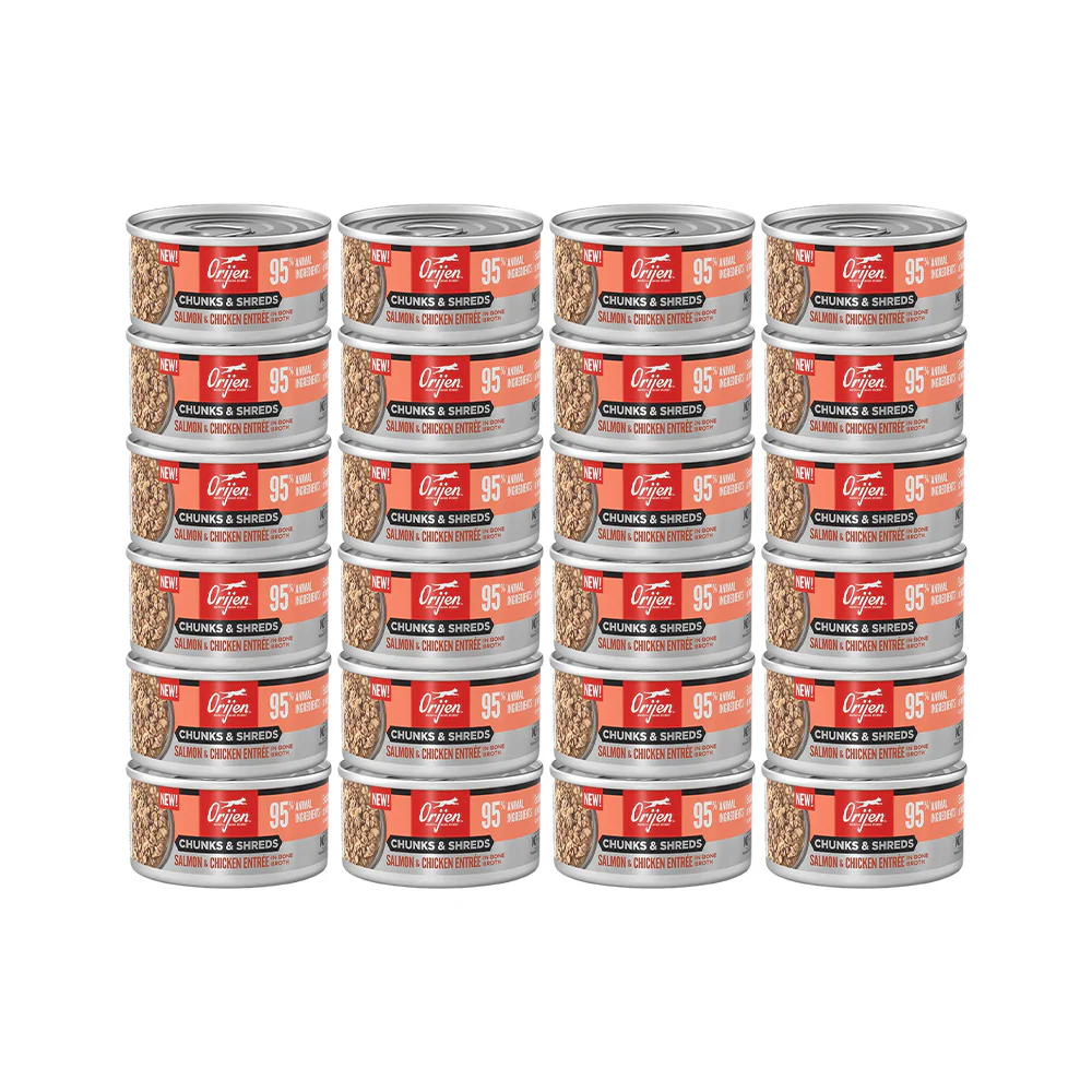ORIJEN Chunks & Shreds - Salmon & Chicken Entrée Adult Wet Cat Food - Image 8