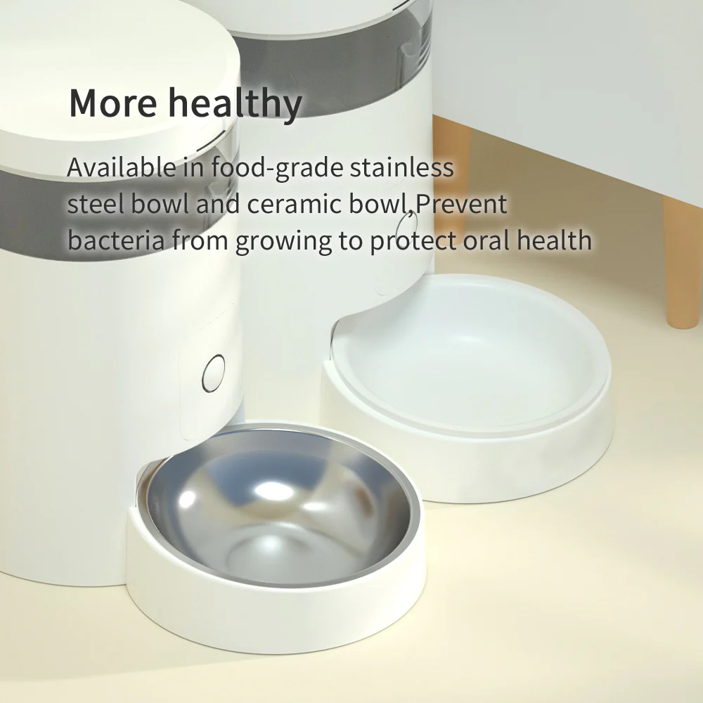 PAKEWAY Automatic Pet Feeder 4L- White - Image 2