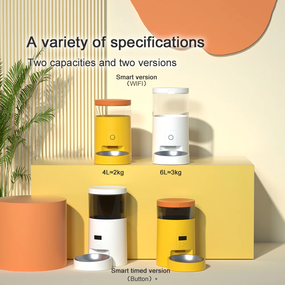 PAKEWAY White Automatic Wifi Pet Feeder Plus 6L - Image 3