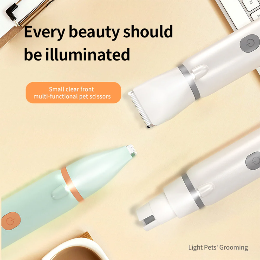 PAKEWAY Clean & Smart LED Clipper 3 In 1 - White - Image 14