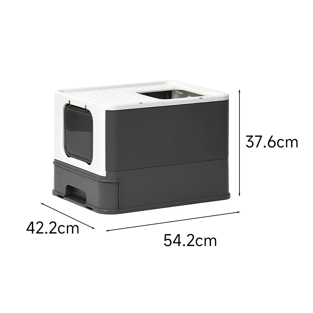 PAKEWAY Foldable Enclosed Cat Litter Box - Image 15