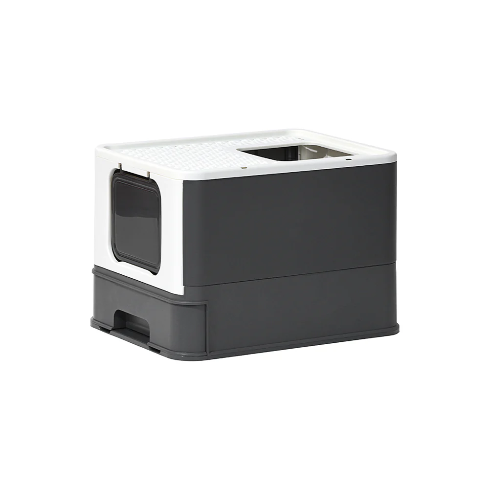 PAKEWAY Foldable Enclosed Cat Litter Box - Image 3