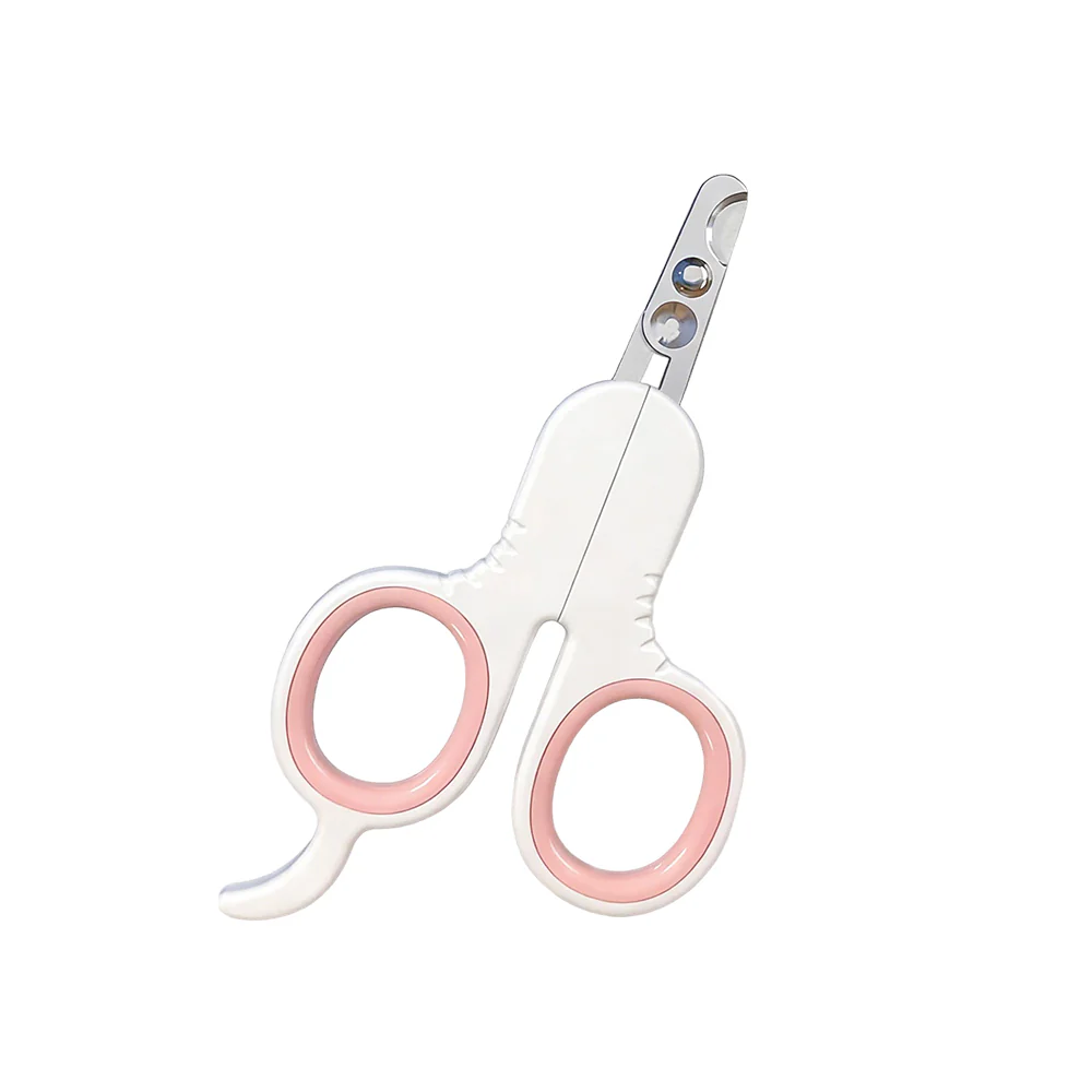 PAKEWAY Large Pink Cat Nail Clipper (with Flat Head) Cat Grooming - Image 3