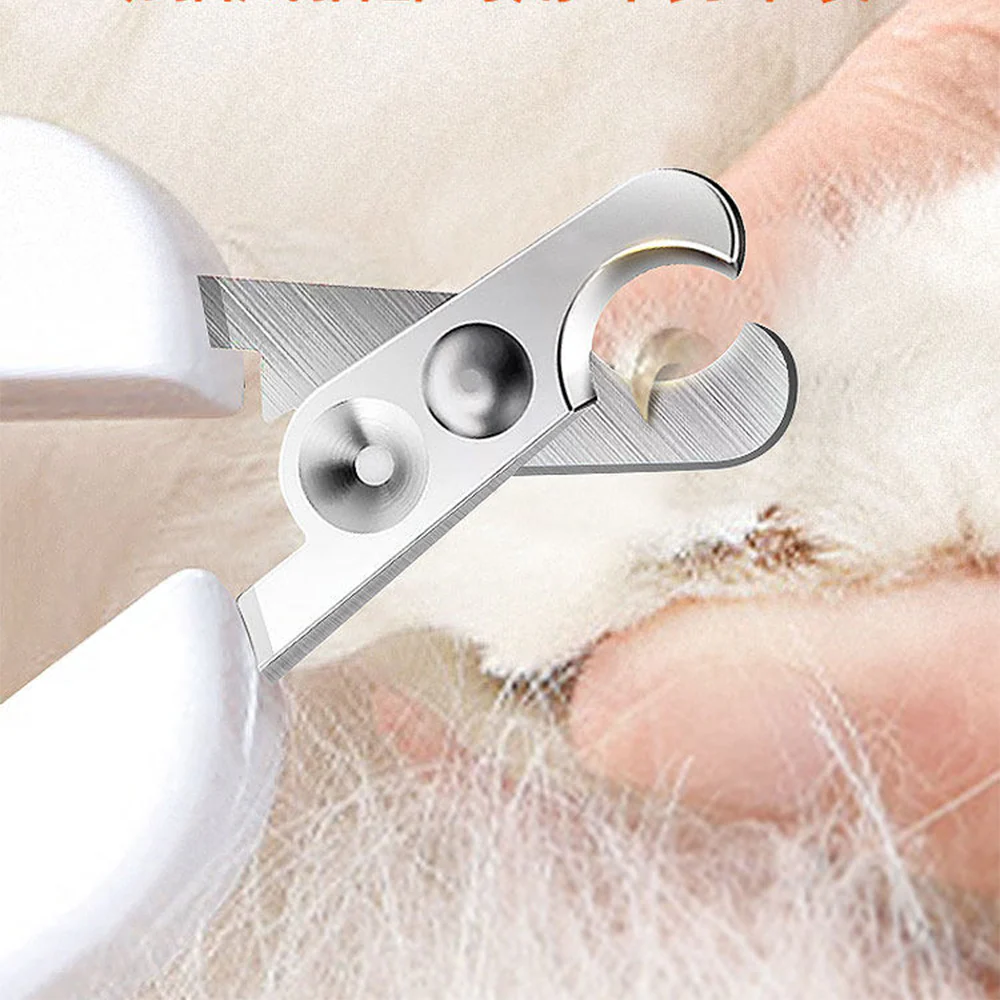 PAKEWAY Large Pink Cat Nail Clipper (with Flat Head) Cat Grooming - Image 4