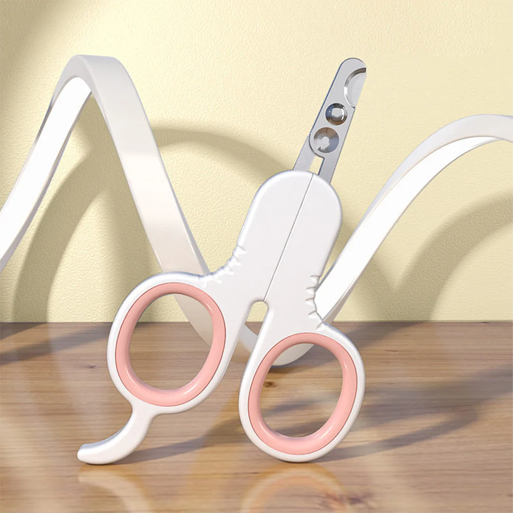 PAKEWAY Large Pink Cat Nail Clipper (with Flat Head) Cat Grooming - Image 5