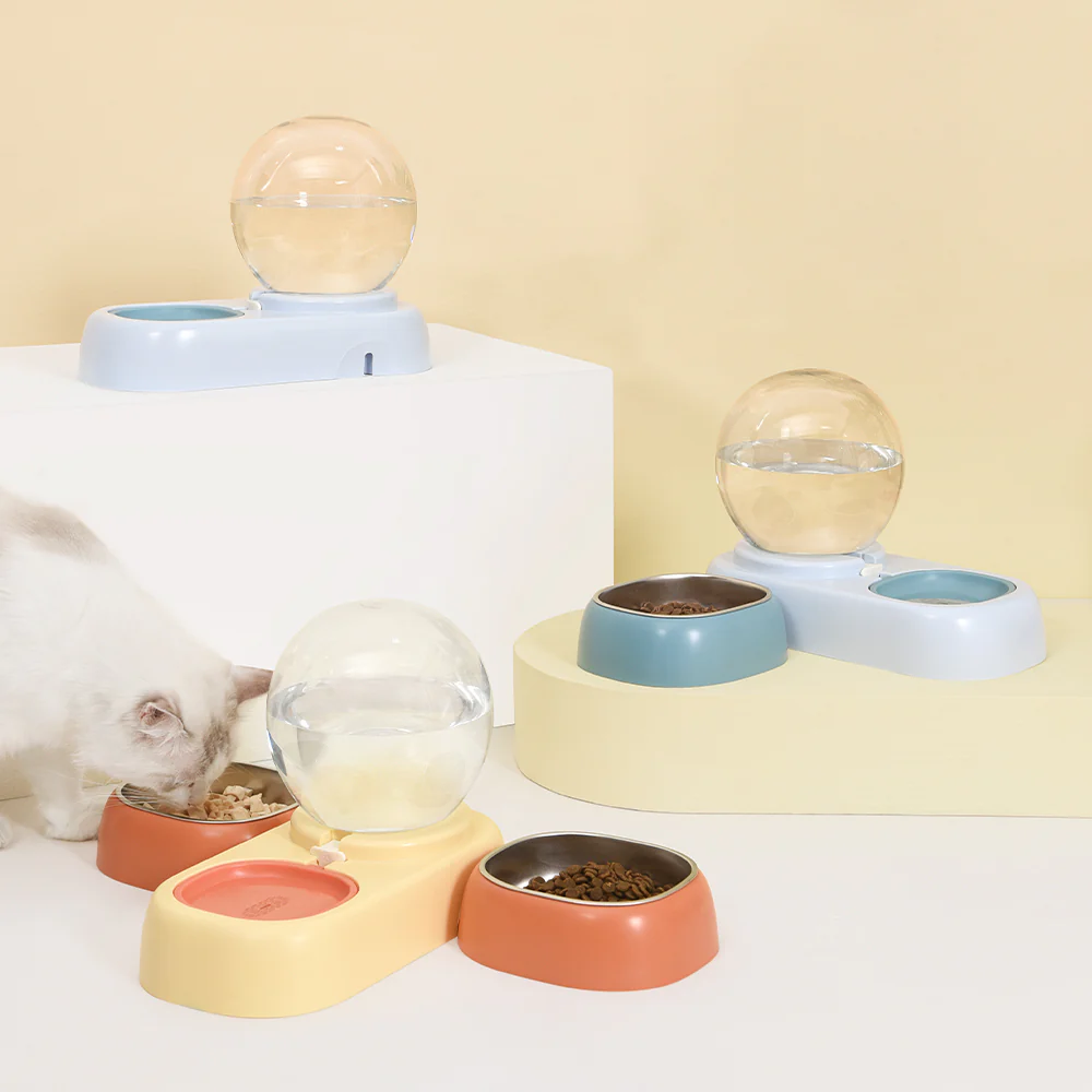 PAKEWAY Blue Pearl Pet Drinking and Feeding Steel Bowl - Image 11