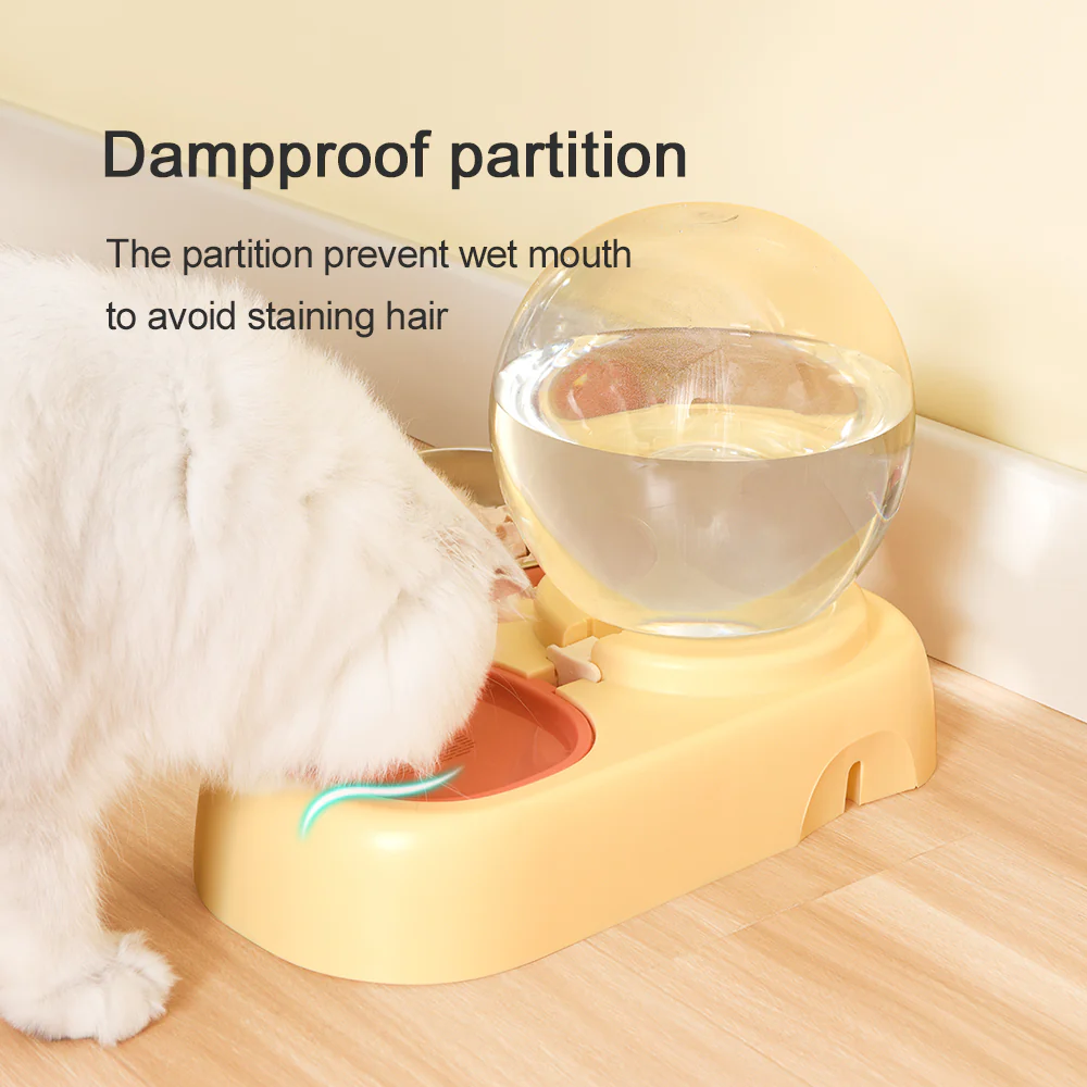 PAKEWAY Blue Pearl Pet Drinking and Feeding Steel Bowl - Image 3