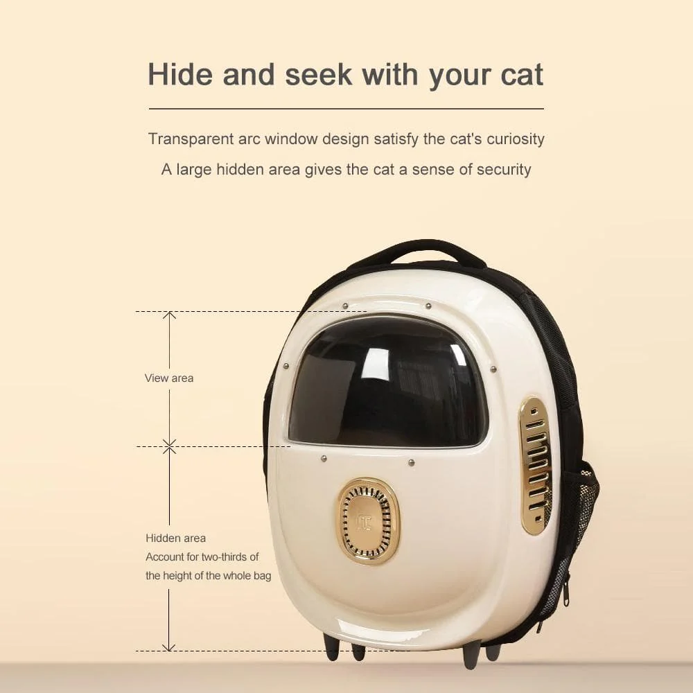 PAKEWAY Pink Pet Backpack With Air Circulation Function - Image 10