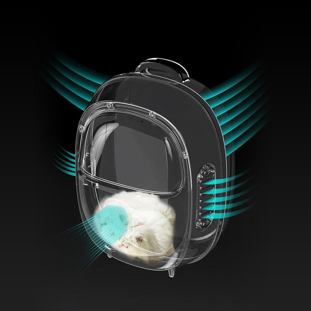 PAKEWAY White Pet Backpack with Air Circulation Function - Image 7