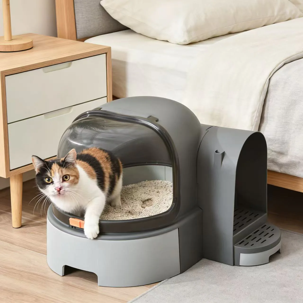 PAKEWAY Green Star Tunnel Cat Litter Box - Image 6