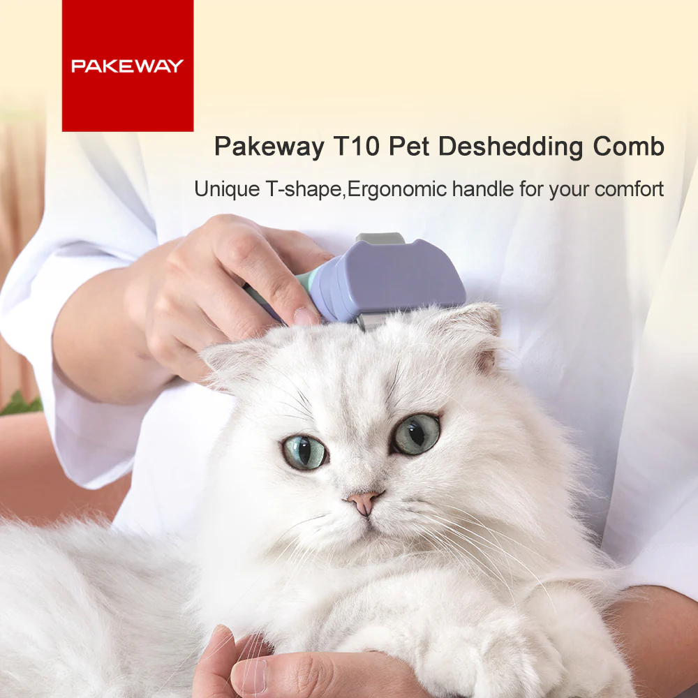PAKEWAY T10 Long Hair Self-Cleaning Hair Removal Comb For Cats - Image 3
