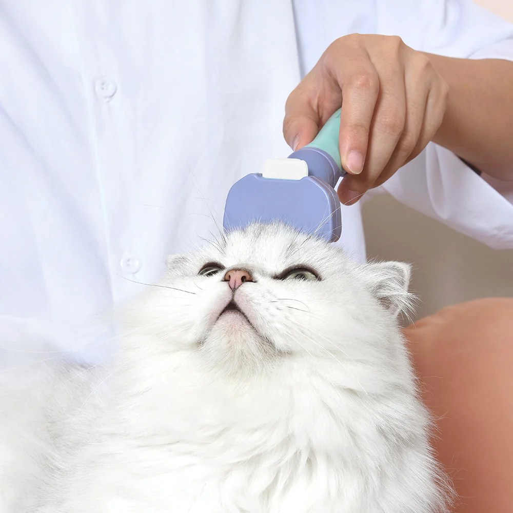 PAKEWAY T10 Short Hair Self-Cleaning Hair Removal Comb For Cats (Small) - Image 11