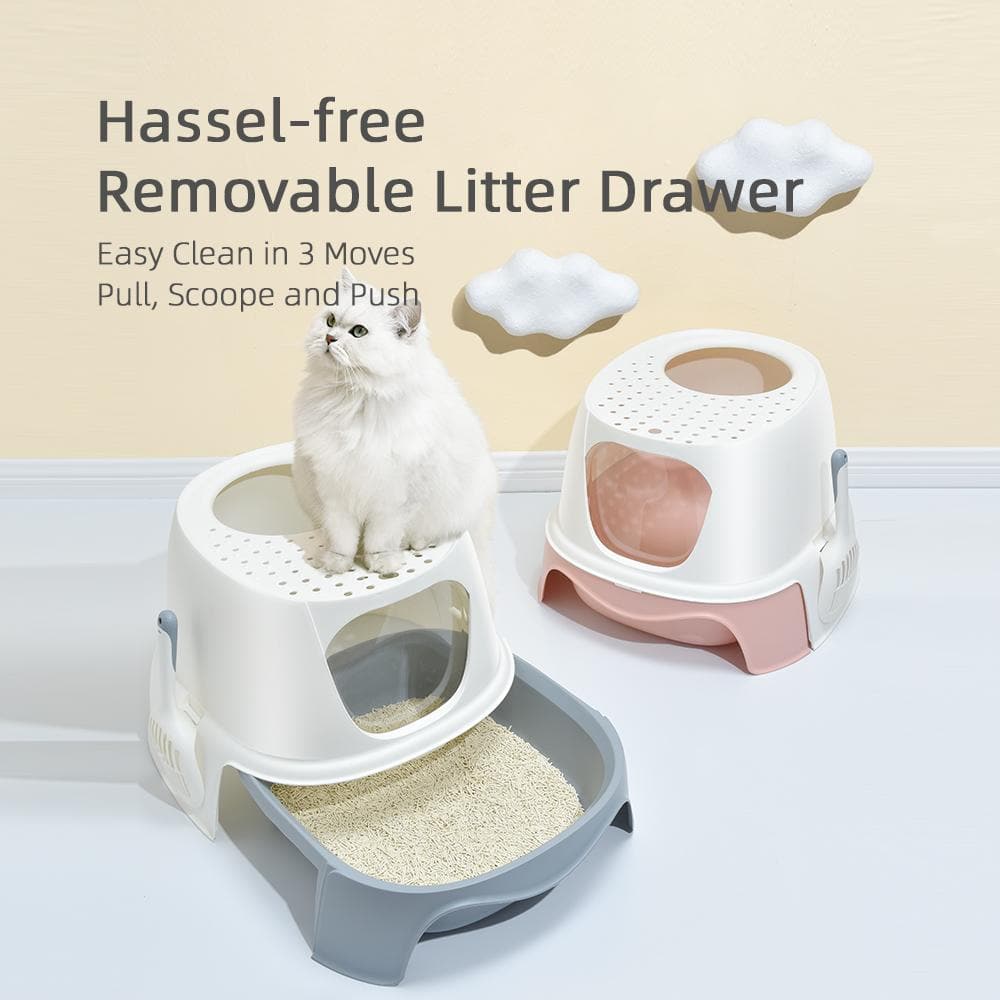 PAKEWAY Tomcat Grey Rocket Cat Litter Box - Image 2