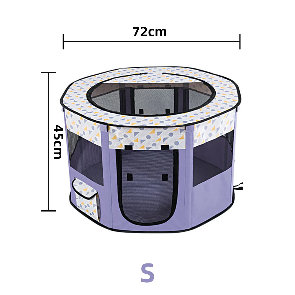 Pet Foldable Playpen - Patterned Small - Image 2