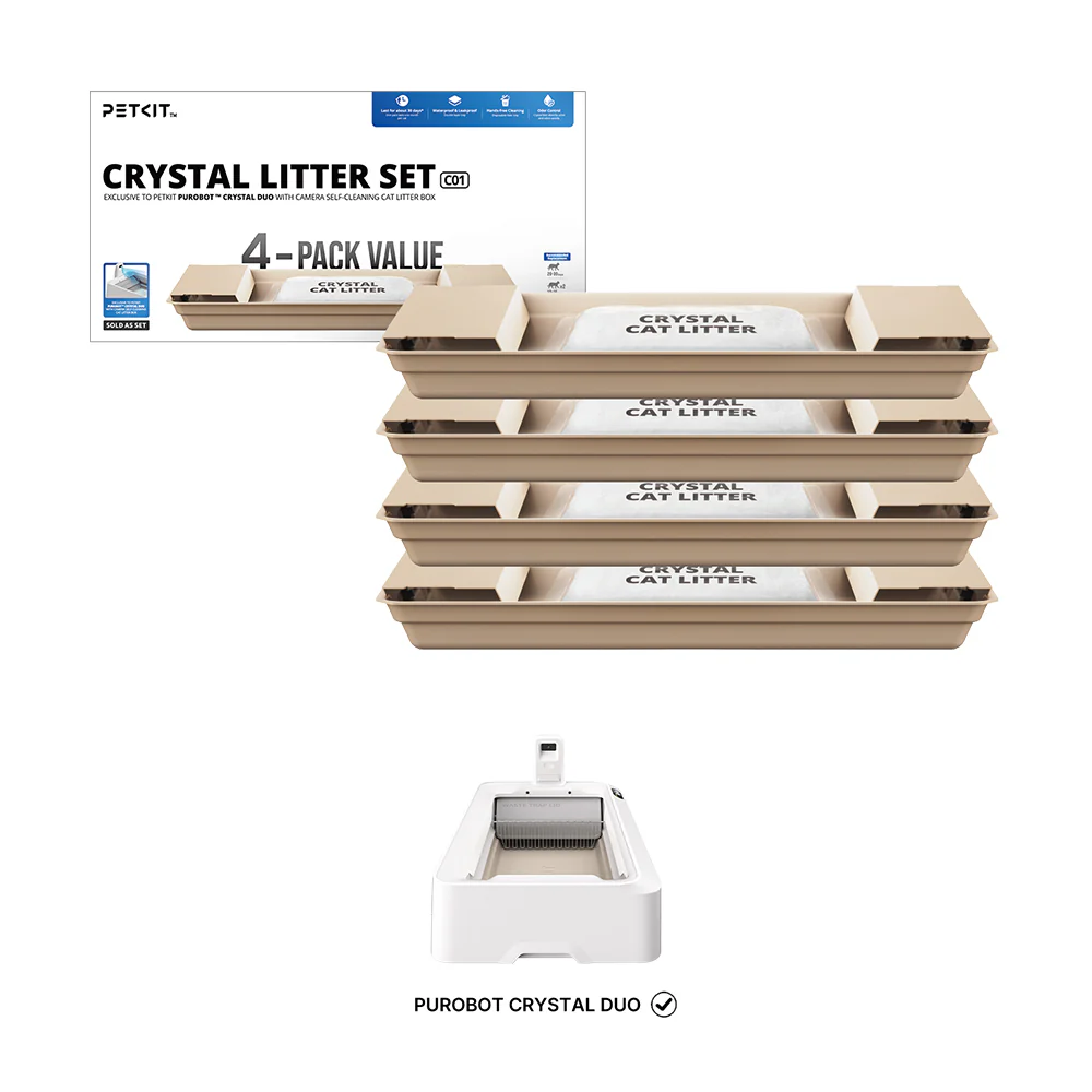 PETKIT Crystal Cat Litter Set - 4 Packs - Image 11