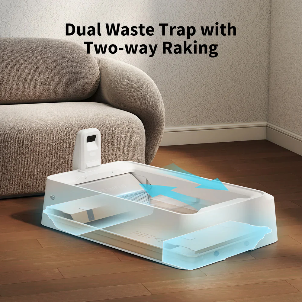 PETKIT Purobot Crystal Duo With Camera Self-Cleaning Cat Litter Box - Image 13