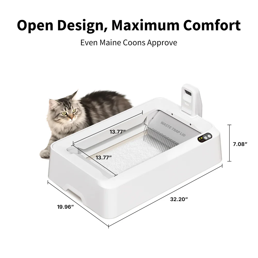PETKIT Purobot Crystal Duo With Camera Self-Cleaning Cat Litter Box - Image 3