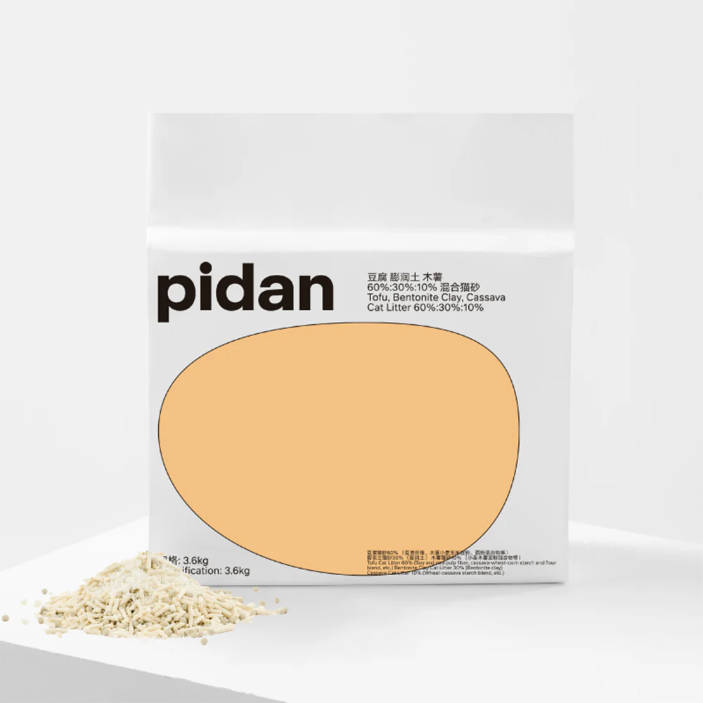 PIDAN Composite Cat Litter - 7L/3.6Kg New (Original Tofu+Bentonite+Cassava) - Image 2
