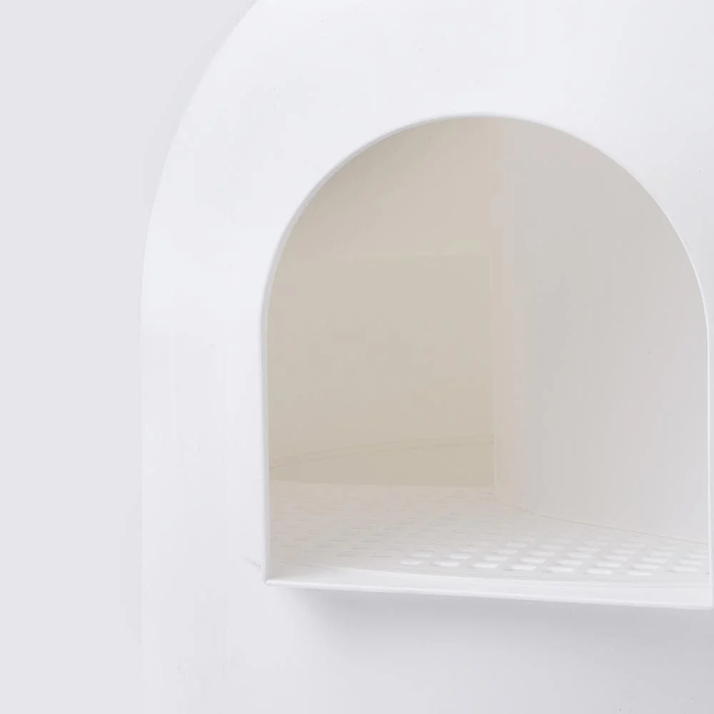 PIDAN White Igloo Cat Litter Box – Red Dot Award Winner | Extra Large Enclosed Cat Toilet - Image 8