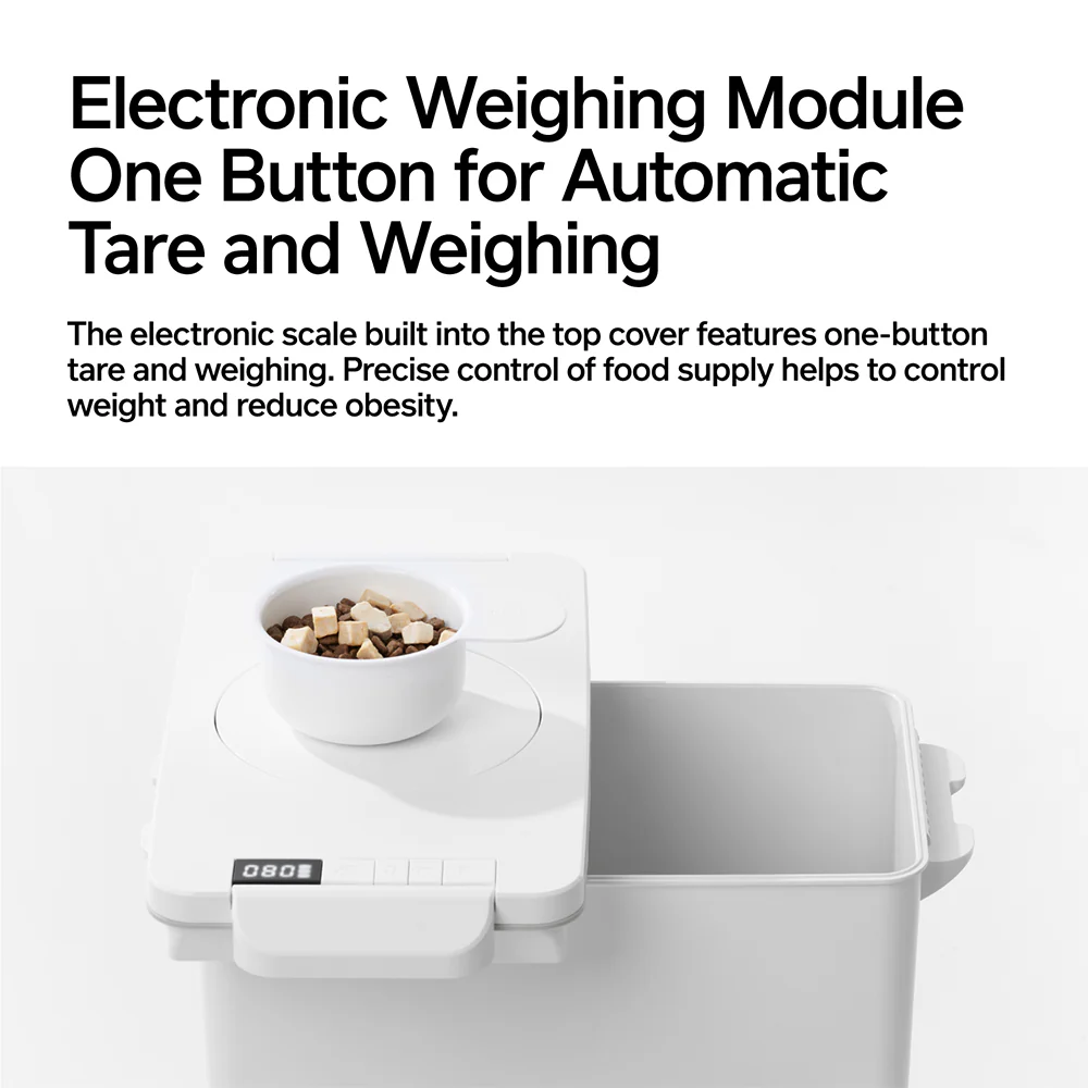PIDAN Vacuum Pet Food Container with Weight Scale 15L - Image 6