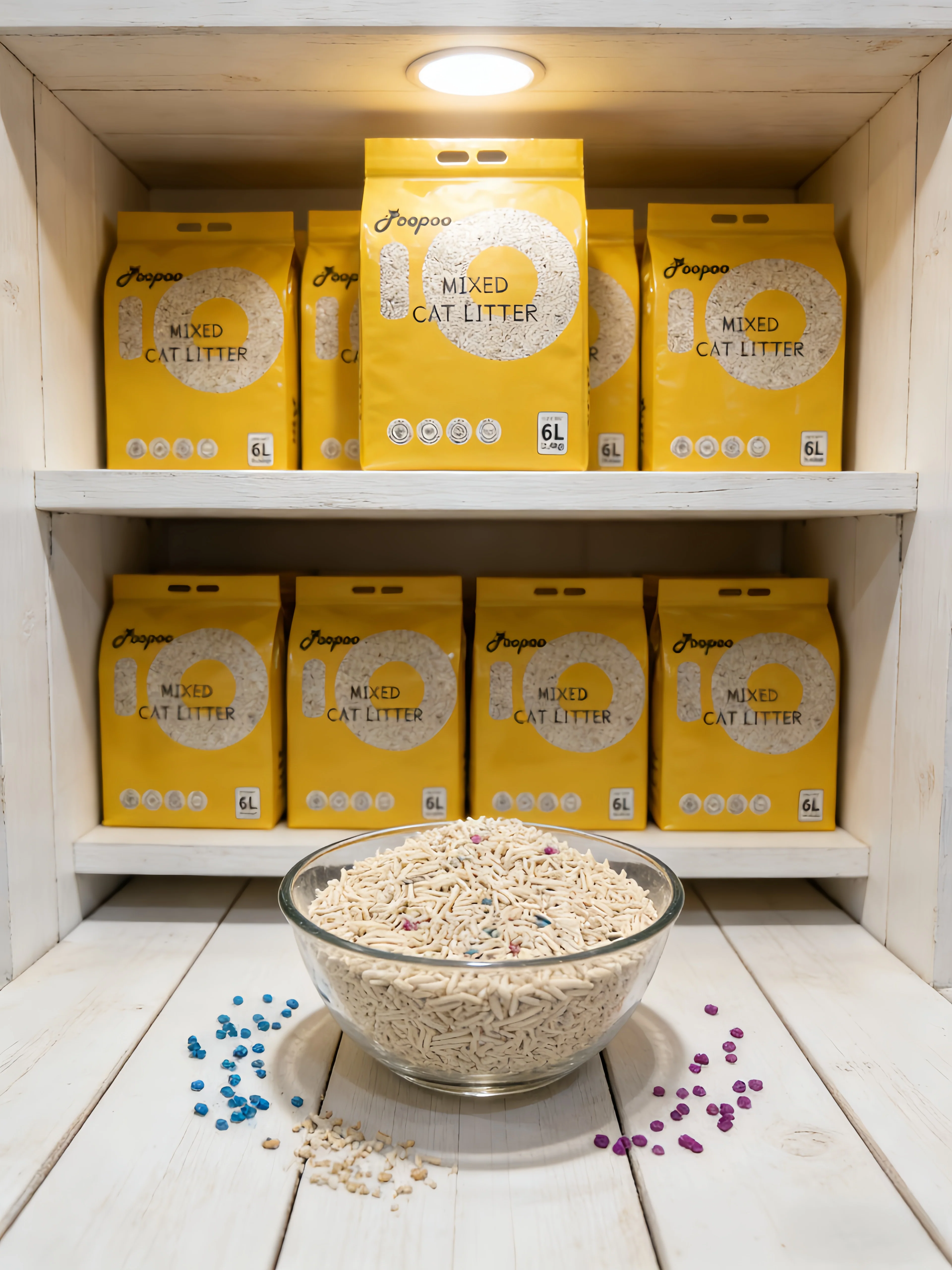 POOPOO Original Tofu & Bentonite Mixed Cat Litter - Image 4