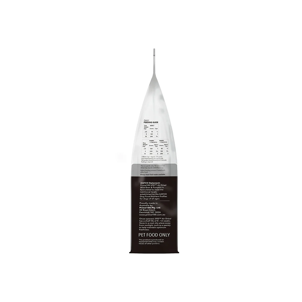 PRIME100 SPD Air Dried Wild Boar & Pumpkin Dog Food - Image 6