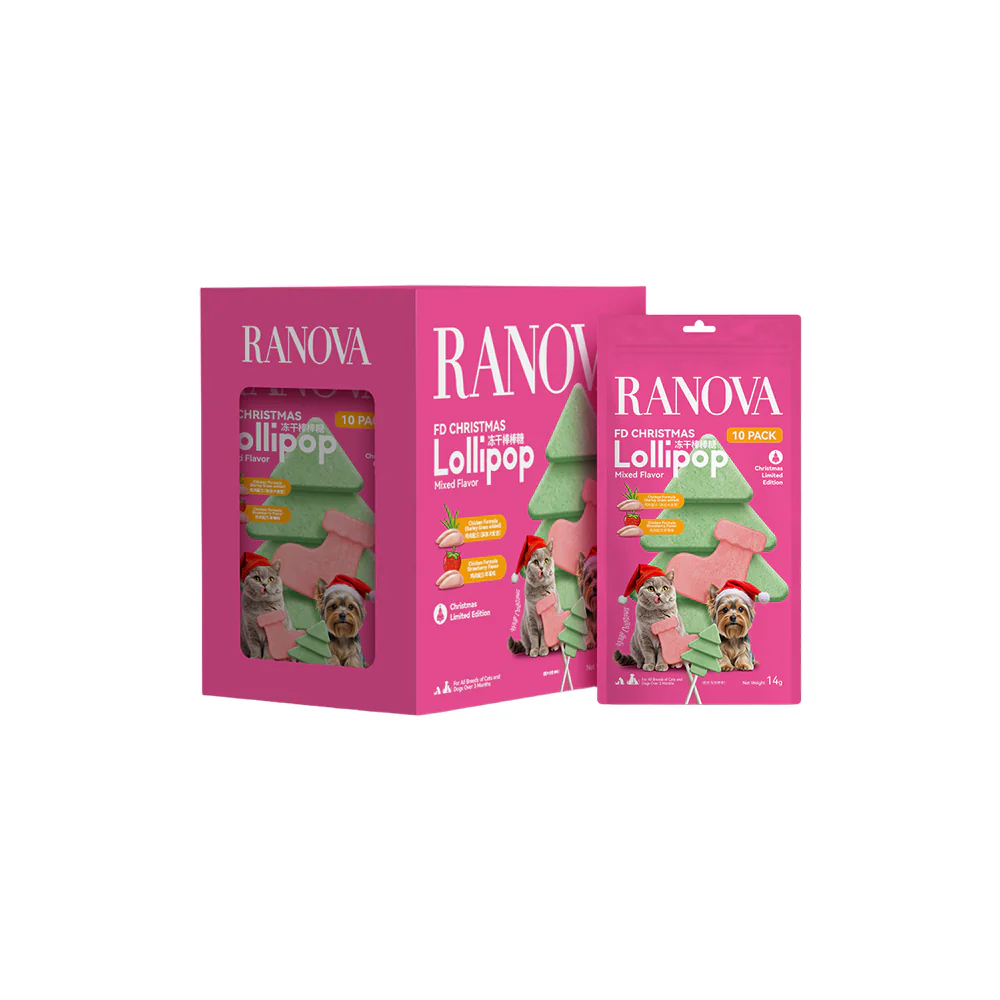 RANOVA Lollipop Mixed Flavor Freeze Dried Cat Treats 21g - Image 5