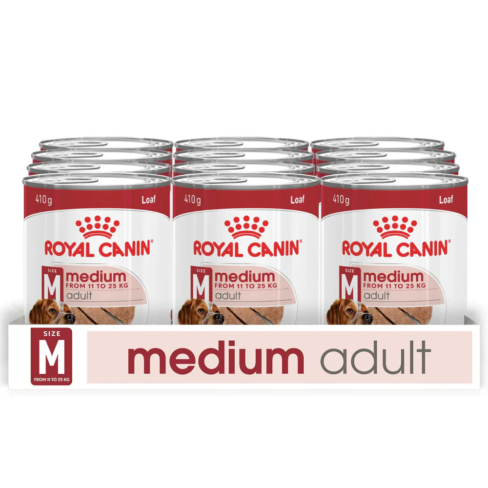 ROYAL CANIN Medium Adult Loaf Wet Dog Food 410gx12 - Image 2
