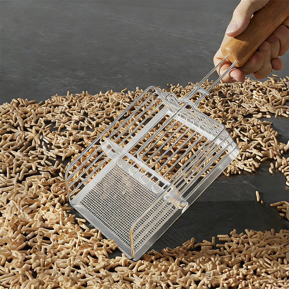 Sliding Sifting Cat Litter Scoop – Dual Mesh, Non-Stick Design - Image 4