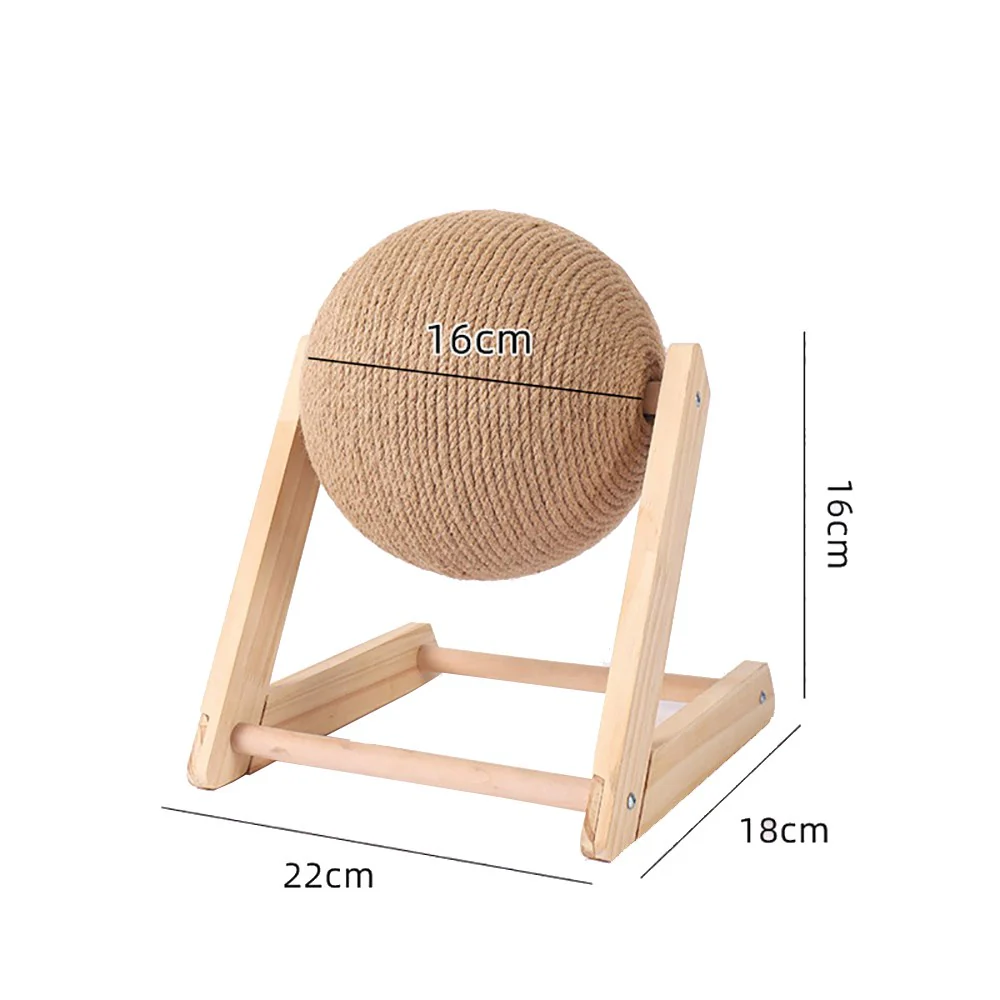 Spherical Triangular Support Cat Scratching Post