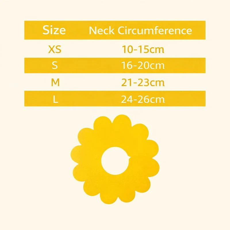 Sunflower Pet Recovery Cone Elizabethan Collar - Image 3